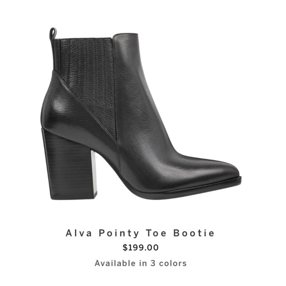 Ava Pointy Toe bootie by marc fisher